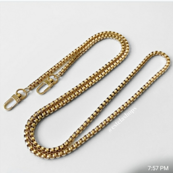 Gold Crossbody Chain Strap Replacement - Picture 1 of 4